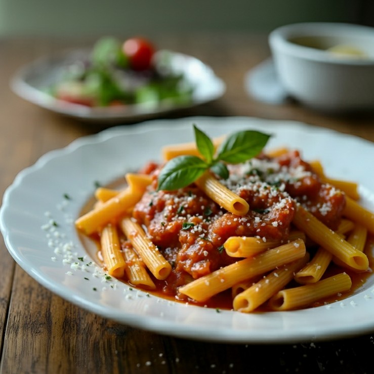 Holy Land Goods olive oil tossed with pasta